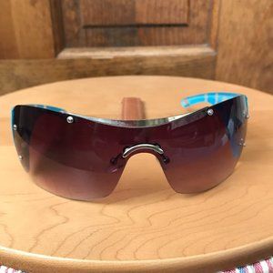 D&D Full Frame Wrap-Around Sunglasses w/Blue Logo Arms #7